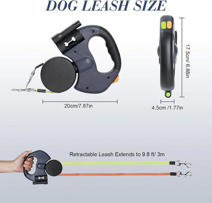 Dual 360° Swivel Dog Leash